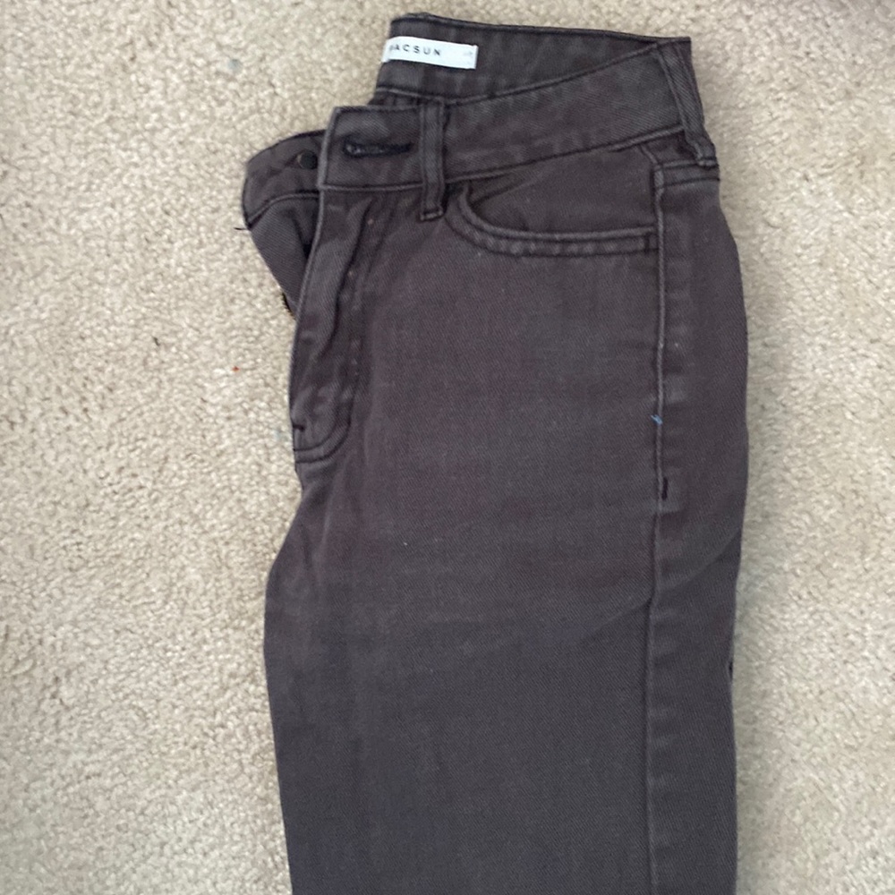 Dark brown pacsun momjeans